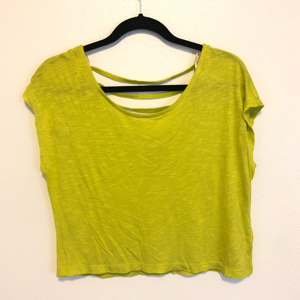 Green Crop Top
